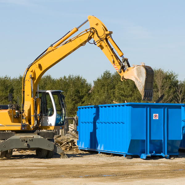 are there any restrictions on where a residential dumpster can be placed in High Rolls New Mexico